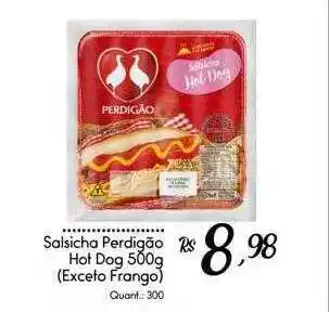Giassi Supermercados Salsicha perdigão hot dog oferta