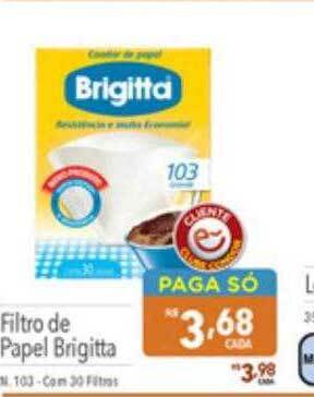 Supermercados Condor Filtro de papel brigitta oferta