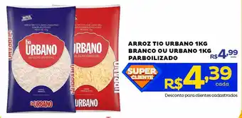 Arroz tio urbano 1kg branco ou urbano 1kg parboilizado