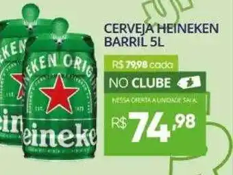 Pais e Filhos Supermercados Cerveja heineken barril oferta