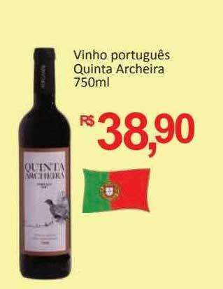 Supermercados Savegnago Vinho português quinta archeira oferta