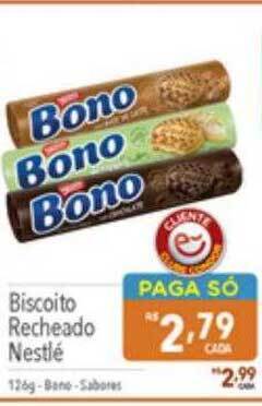 Supermercados Condor Biscoito recheado nestlé oferta