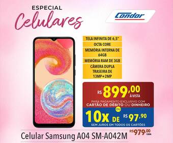 Supermercados Condor Celular samsung a04 sm-a042m oferta