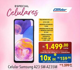 Supermercados Condor Celular samsung a23 sm-a235m oferta