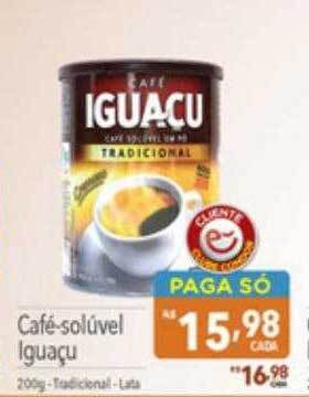 Supermercados Condor Café solúvel iguaçu oferta