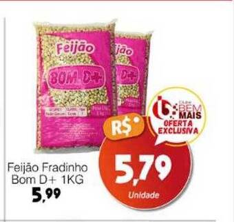 Supermercado Bem Barato Feijão fradinho bom d+ oferta