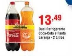 Veran Supermercados Dual refrigerante coca-cola e fanta laranja oferta