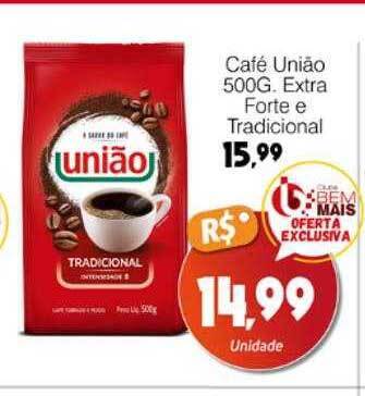 Supermercado Bem Barato Café união extra forte e tradicional oferta