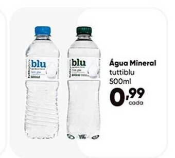 Zaffari Água mineral tuttiblu oferta