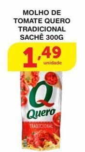 Roldão Molho de tomate quero 300g oferta