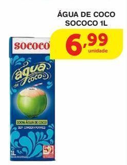 Roldão Água de coco sococo 1l oferta