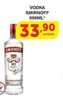 Roldão Vodka smirnoff 998ml oferta