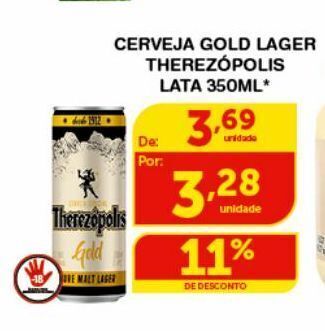 Roldão Cerveja gold lager therezópolis 350ml oferta