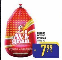 Mercantil Rodrigues Frango inteiro avigran kg oferta