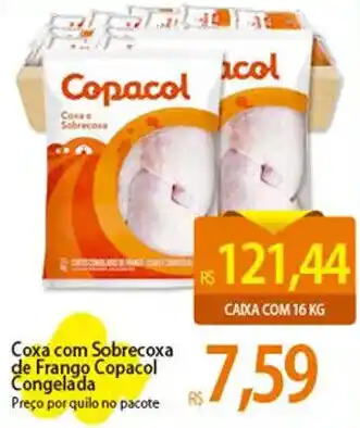 Atacadão Coxa com Sobrecoxa de Frango Copacol Congelada 1kg oferta