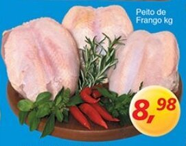 Supermercados Guanabara Peito de Frango 1kg oferta
