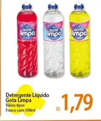 Atacadão Detergente Líquido Gota Limpa 500ml oferta