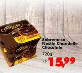 Big Box Sobremesa nestlé chandelle chocolate oferta