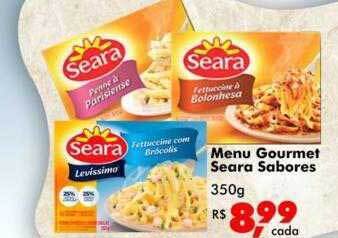 Big Box Menu gourmet seara sabores oferta