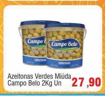 Azeitonas verdes miúda campo belo