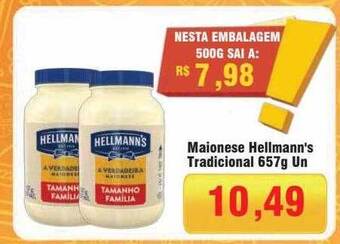Spani Atacadista Maionese hellmann's tradicional oferta