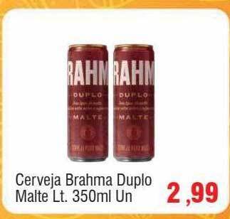 Spani Atacadista Cerveja brahma duplo malte lt. oferta