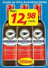 Supermercados Guanabara Azeite de Oliva Andorinha 500ml oferta