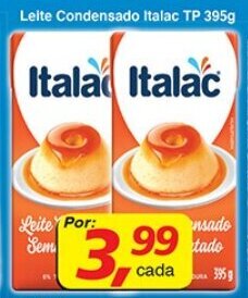 Supermercados Guanabara Leite Condensado Italac TP 395g oferta