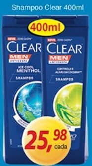 Supermercados Guanabara Shampoo Clear 400ml oferta