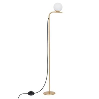 Leroy Merlin Luminária de chão dourado 1,5m moon spot line oferta