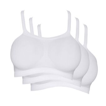 Farmácias Pague Menos Kit com 03 soutiens bandini hanes sem costura h299 oferta