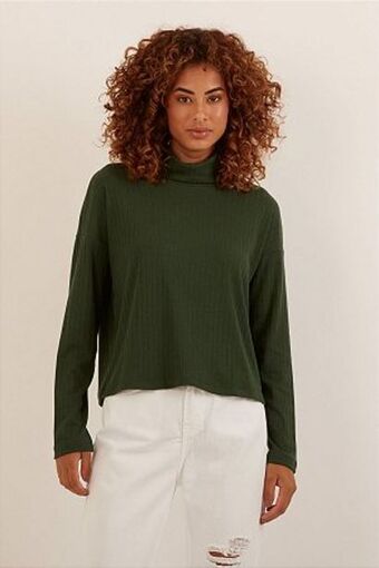 Opção Jeans Malha josi verde oferta
