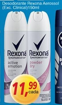 Supermercados Guanabara Desodorante Rexona Aerosol 150ml oferta