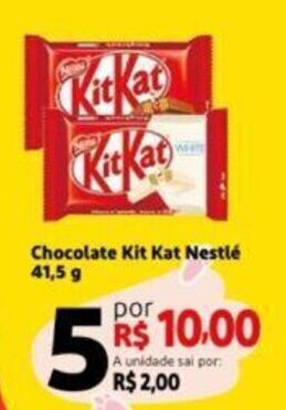 Extra Supermercado Chocolate Kit Kat Nestlé 41.5g oferta
