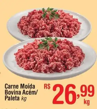 Fort Atacadista Carne Moída Bovina Acém/ Paleta 1kg oferta