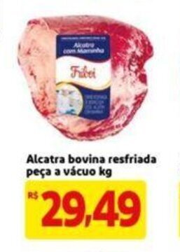 Extra Supermercado Alcatra Bovina Resfriada Peça a vácuo 1kg oferta