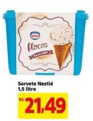Extra Supermercado Sorvete Nestlé 1.5L oferta