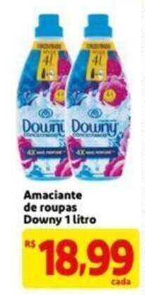 Extra Supermercado Amaciante de roupas Downy 1L oferta