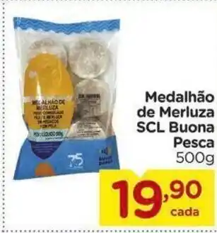 Medalhão de Merluza SCL Buona Pesca 500g