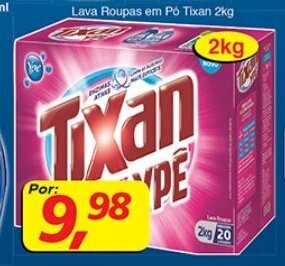 Supermercados Guanabara Lava Roupas em po Tixan 2kg oferta