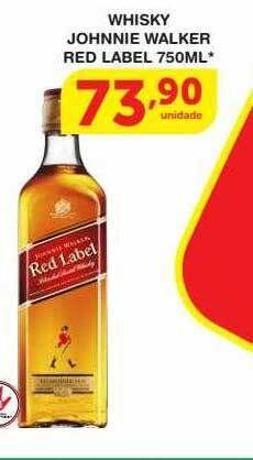 Roldão Whisky johnnie walker red label oferta