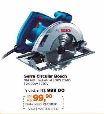 Lojas TaQi Serra circular bosch oferta