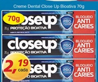 Creme Dental Close Up Bioativa 70g