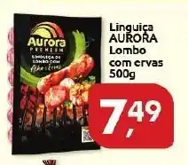 Supermercados Nori Linguiça Aurora Lombo com Ervas 500g oferta