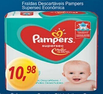 Supermercados Guanabara Fraldas Descartaveis Pampers Supersec Economica oferta