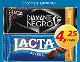 Supermercados Guanabara Chocolate Lacta 90g oferta
