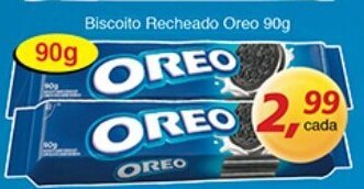 Supermercados Guanabara Biscoito Recheado Oreo 90g oferta