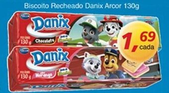 Supermercados Guanabara Biscoito Recheado Danix Arcor 130g oferta