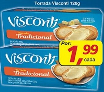Supermercados Guanabara Torrada Visconti 120g oferta