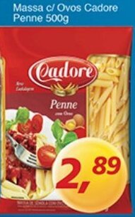 Massa c/ Ovos Cadore Penne 500g